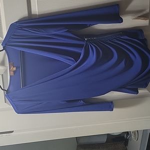 *NEW Ellen Tracy Royal Blue Blouse